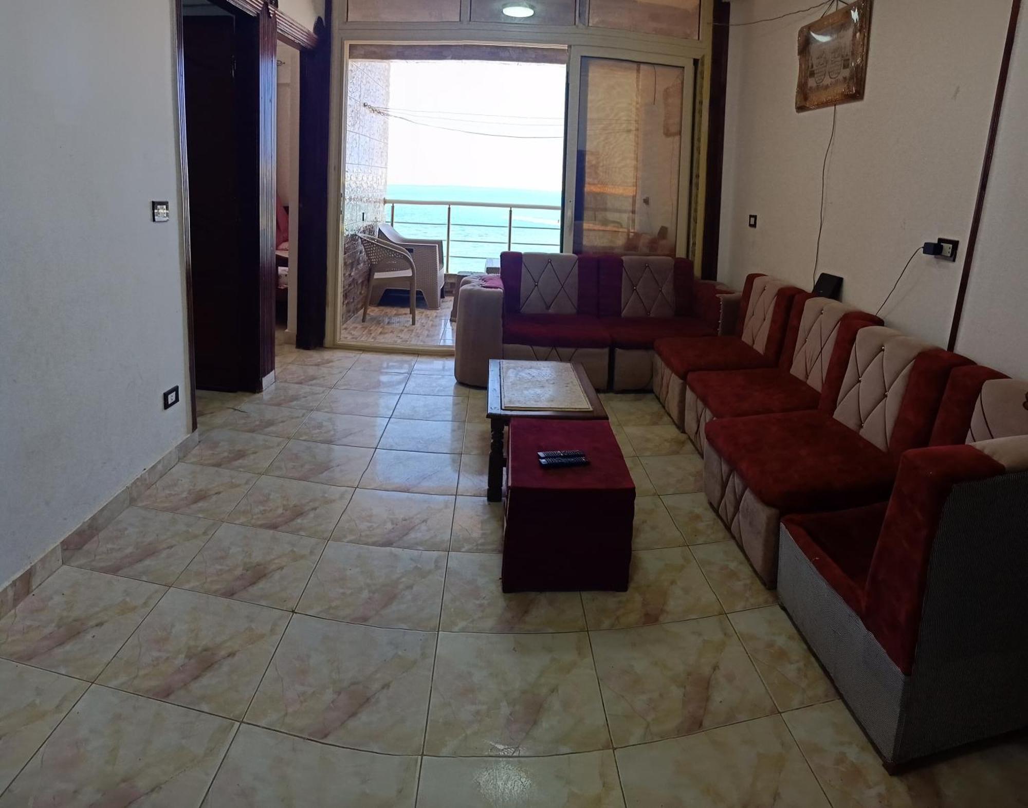 Furnished Apartment - Beach View "Nearest Beach 2 Minutes Walking" - Free Wifi- Abo Keer - Alexandria - Egypt Abu Qir Luaran gambar